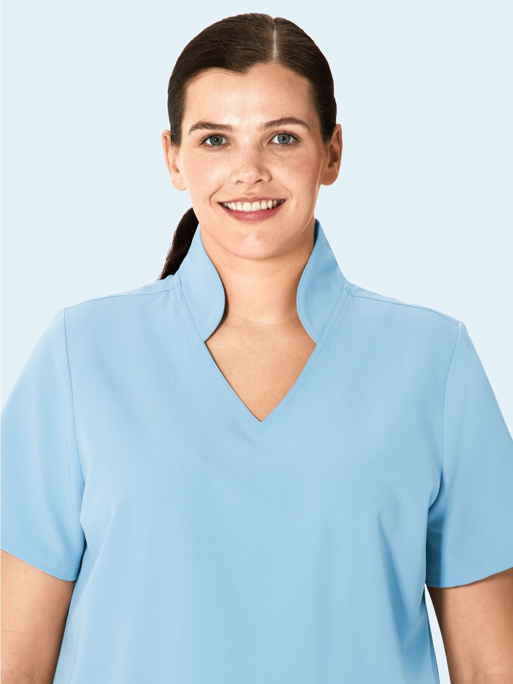 Mandala Scrub Set in Nordic Blue